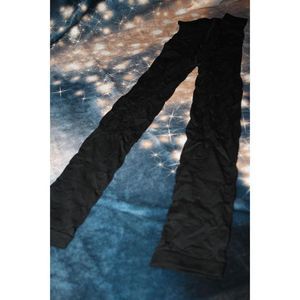 Women X-Small Black Stretchy‎ Legging Tights